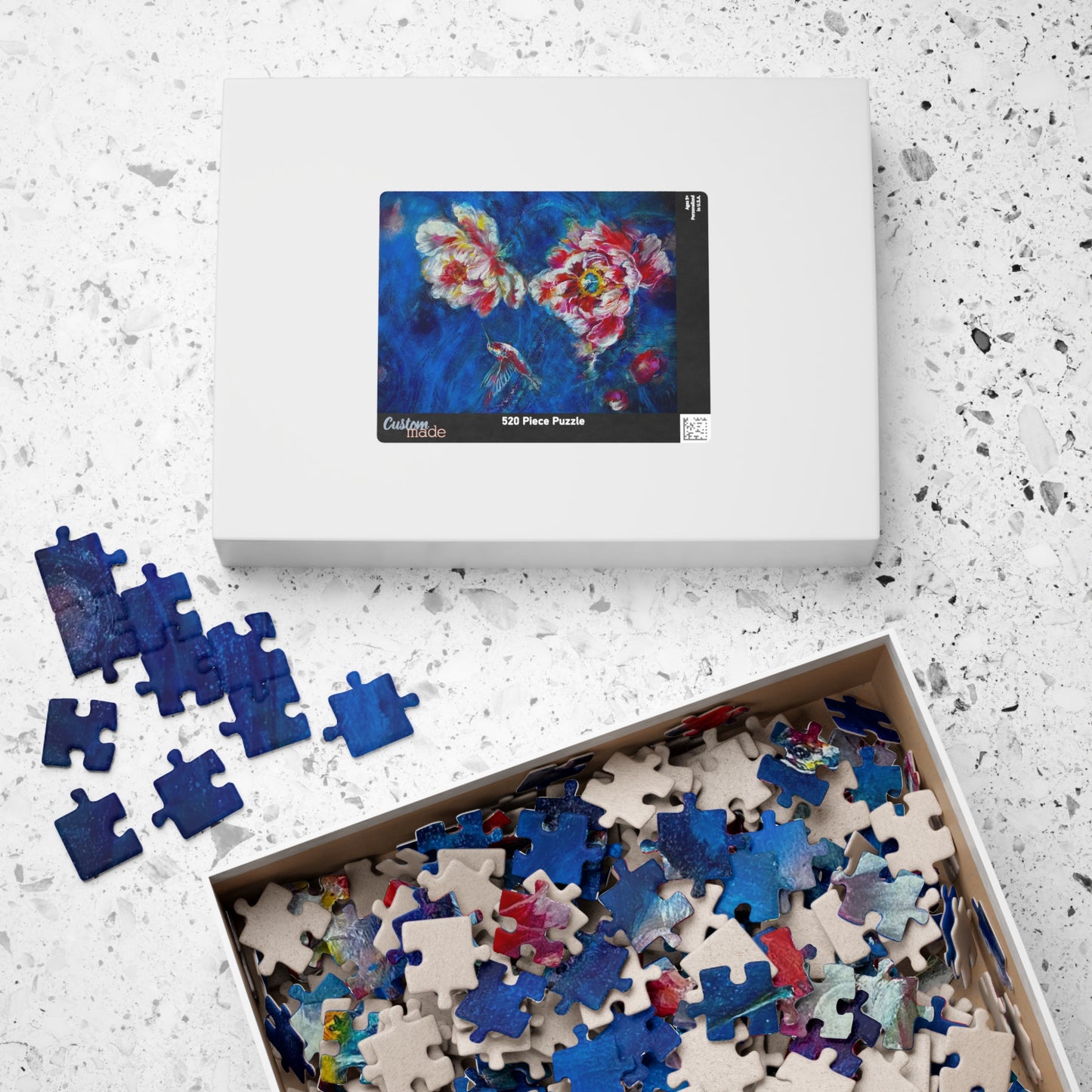 "Peony Dreams" Puzzle (520-piece)