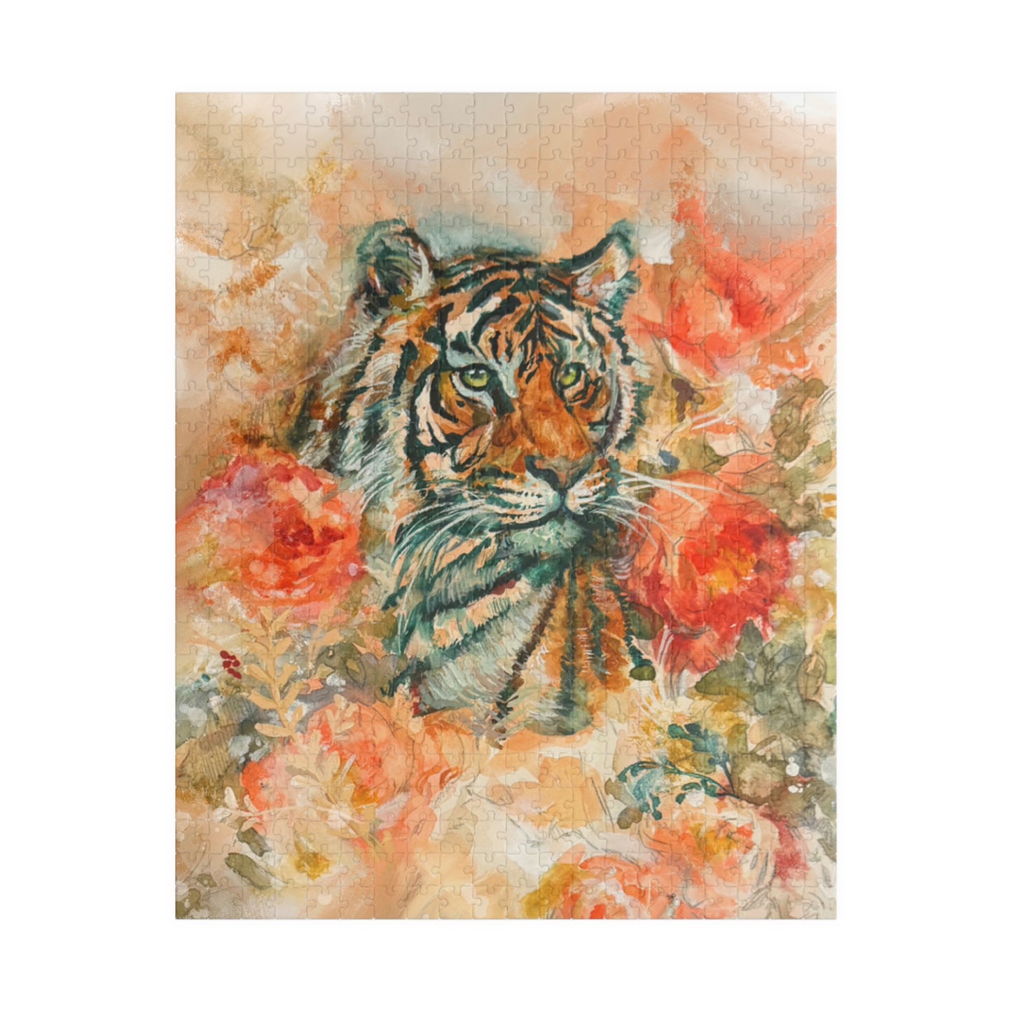 "Petals and Stripes" Puzzle (110, 252, 520, 1014-piece)