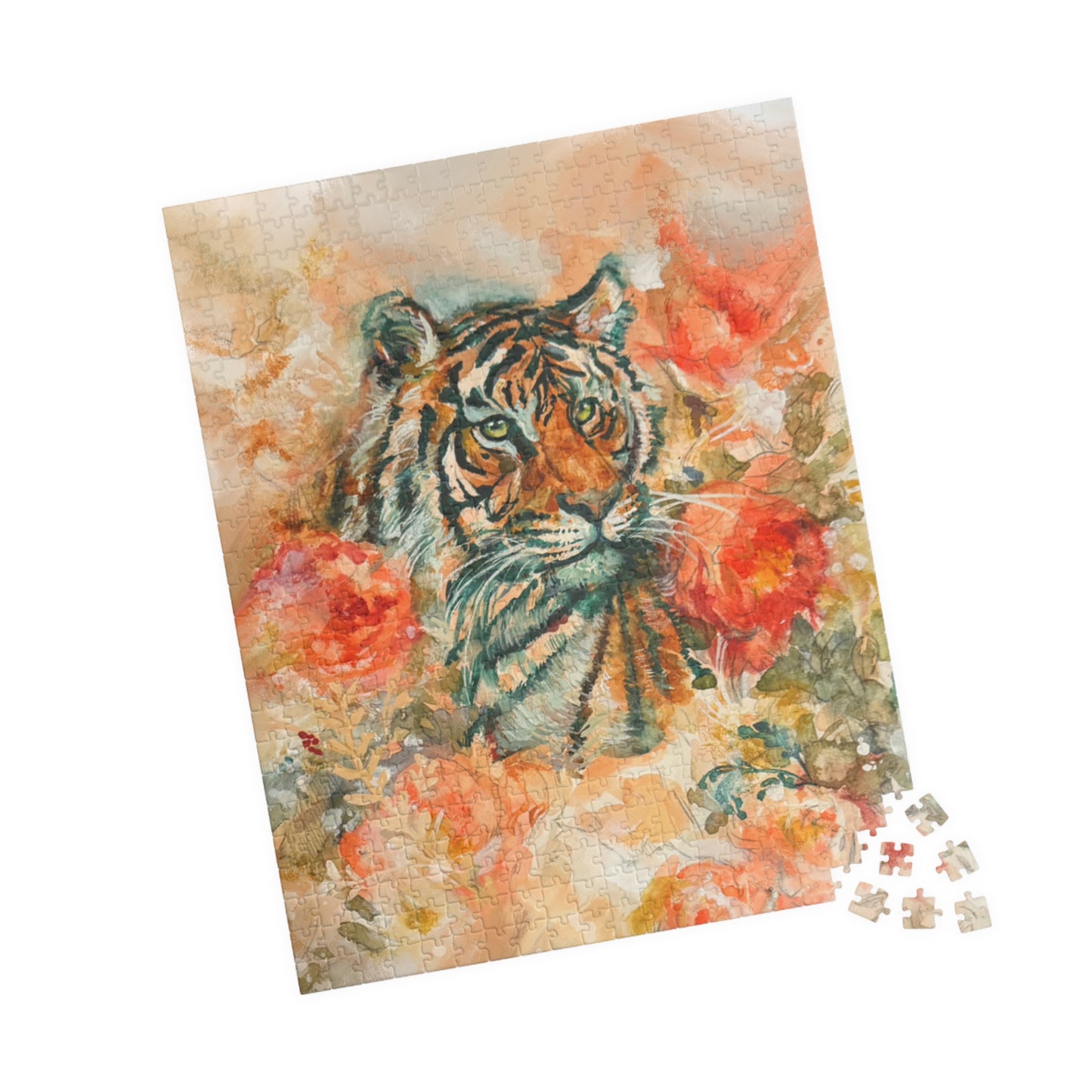 "Petals and Stripes" Puzzle (110, 252, 520, 1014-piece)