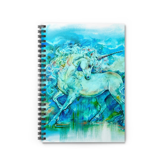 Unicorn Spiral Notebook - Ruled Line